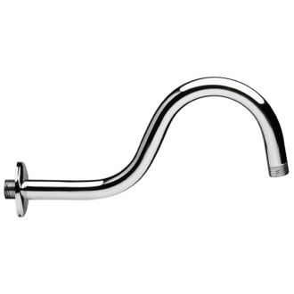 Shower Arm Unique Plated Brass Shower Arm With Wall Flange Remer 342SUS
